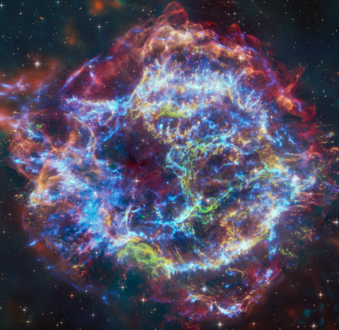 Huge colorful supernova that is beautiful