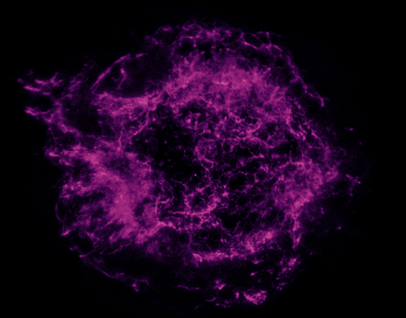 Supernova data shows xrays only